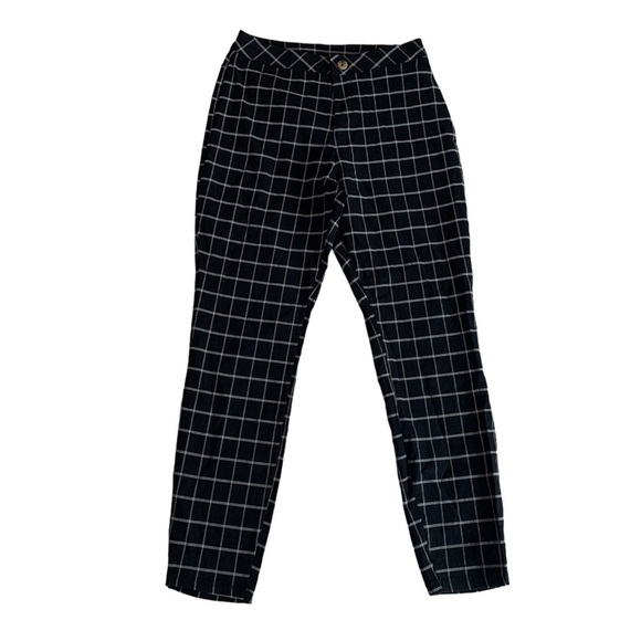 PS/LA Grid Pattern Black & White Pants Size Medium - Picture 4 of 16